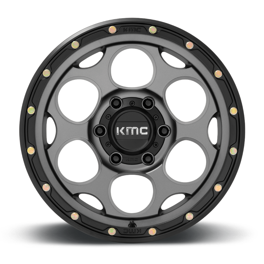 KMC WHEELS | DIRTY HARRY Front View Grey