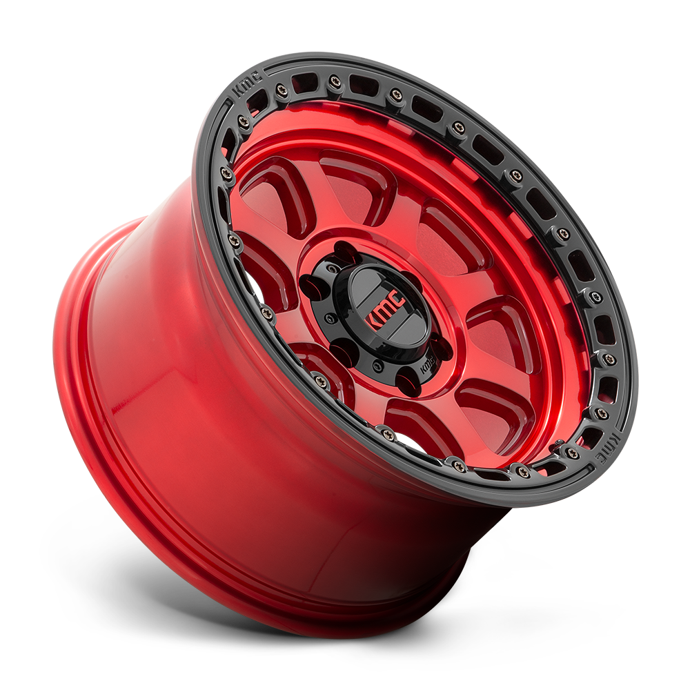 KMC WHEELS | CHASE Front View Red