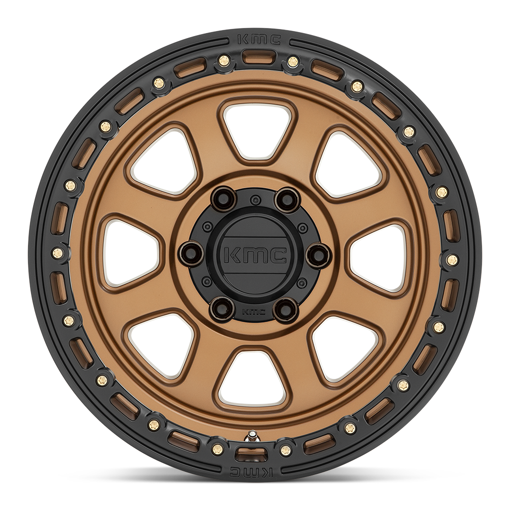 KMC WHEELS | CHASE Front View Bronze
