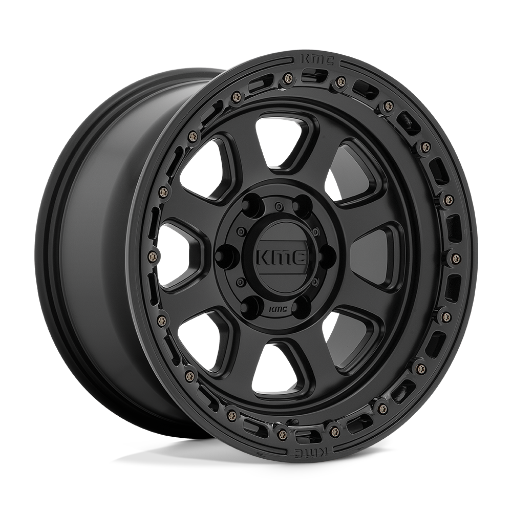 KMC WHEELS | CHASE Front View Black