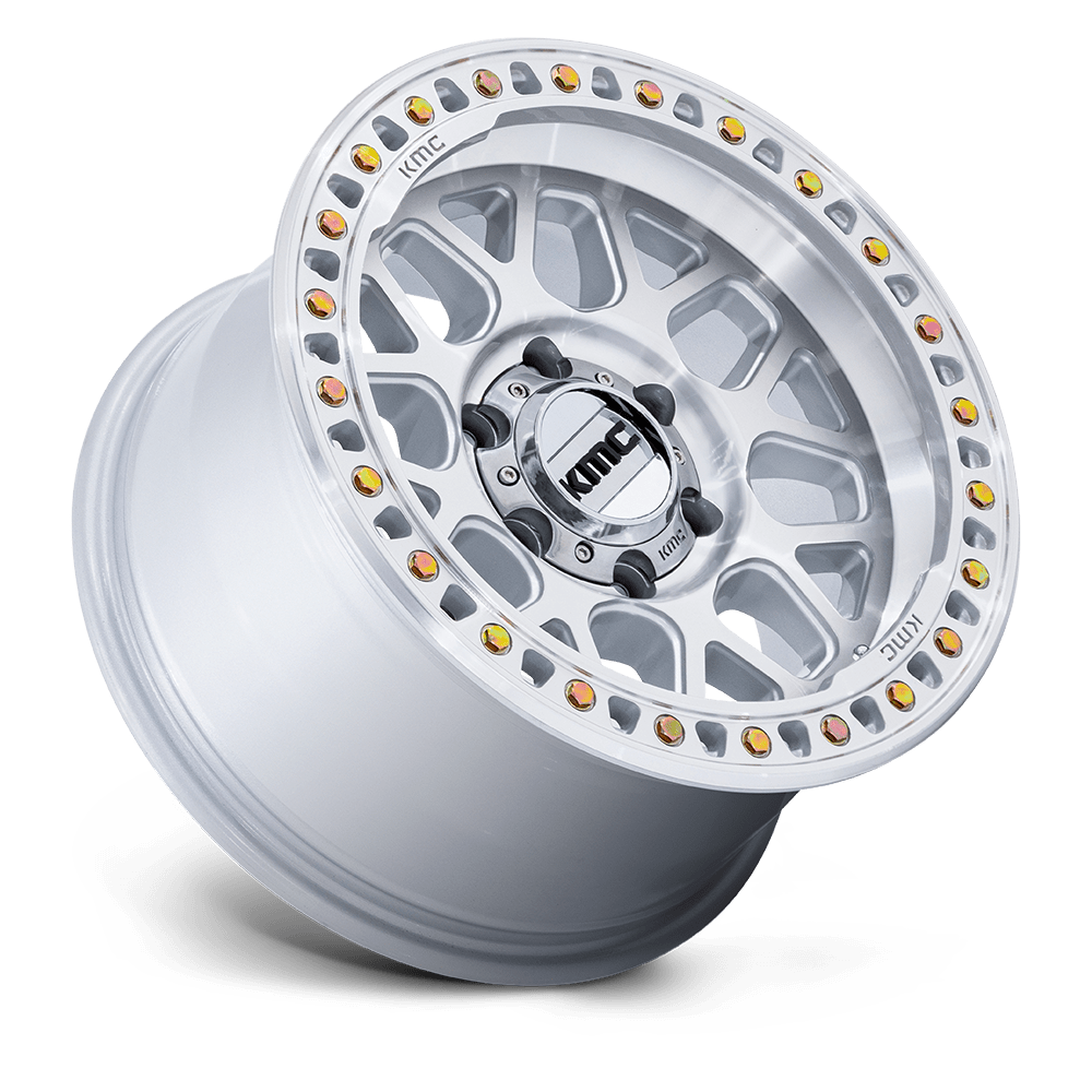 KMC WHEELS | GRS Front View Silver