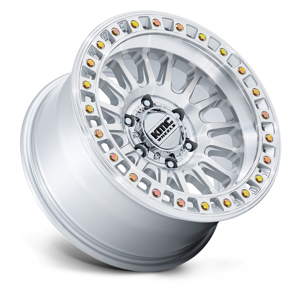 KMC WHEELS | IMS GLOSS SILVER W/ MACHINED FACE