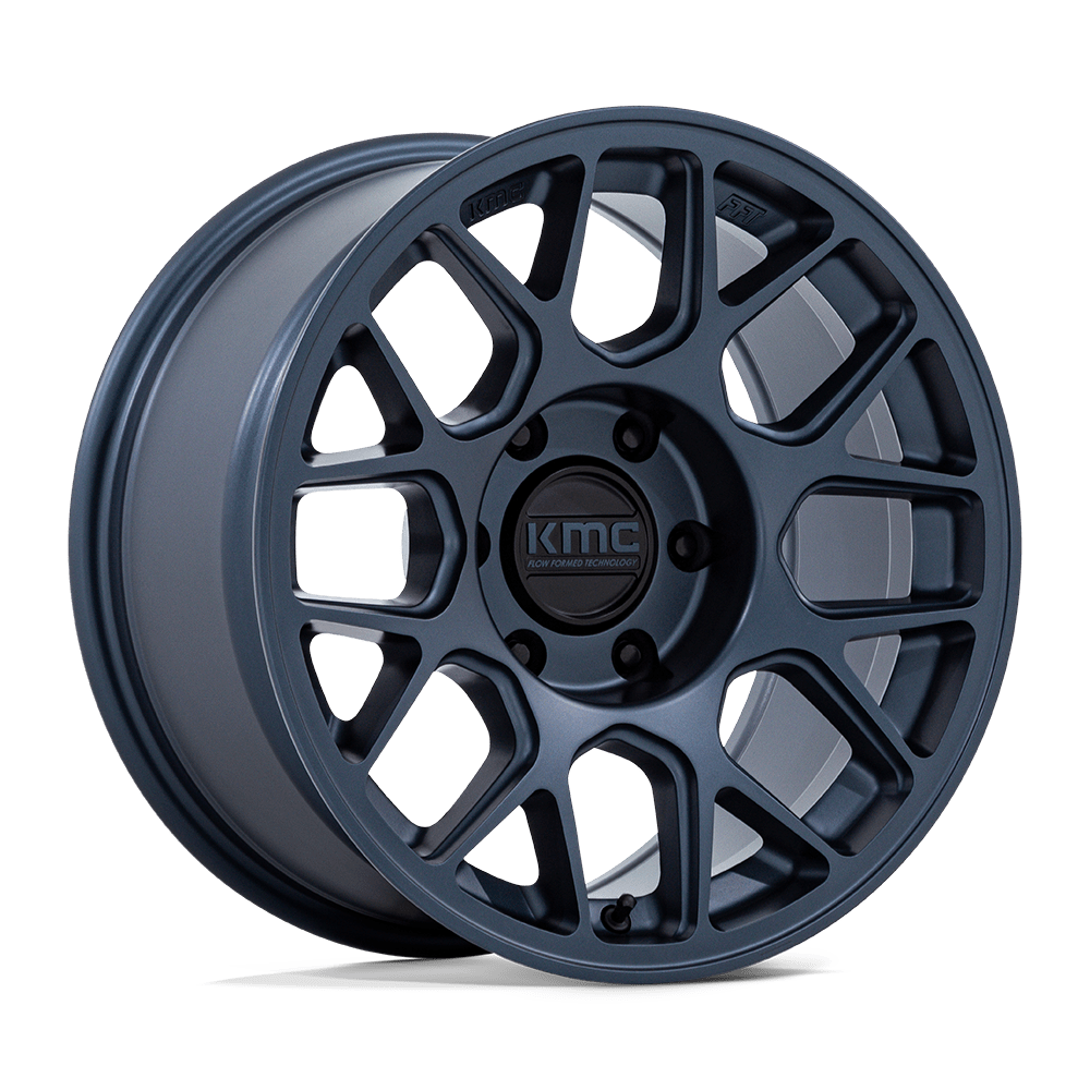 KMC WHEELS | HATCHET Front View Blue