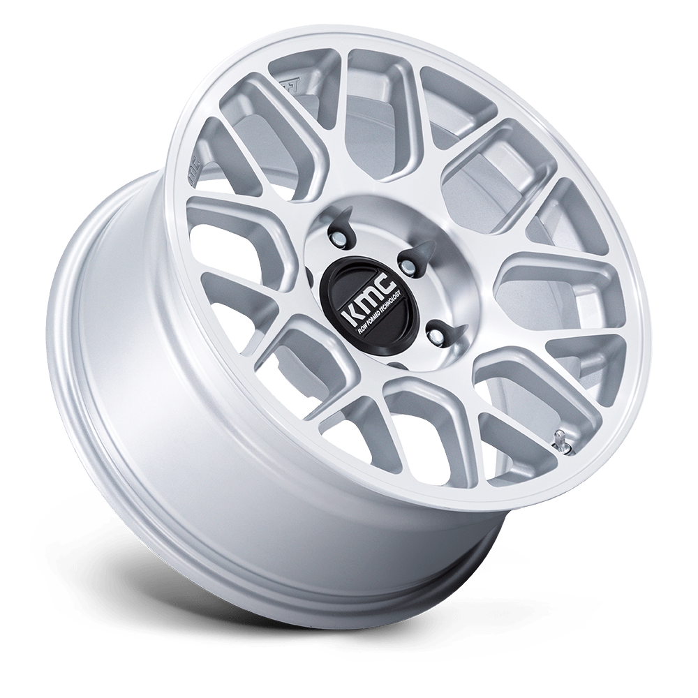 KMC WHEELS | HATCHET Front View Silver