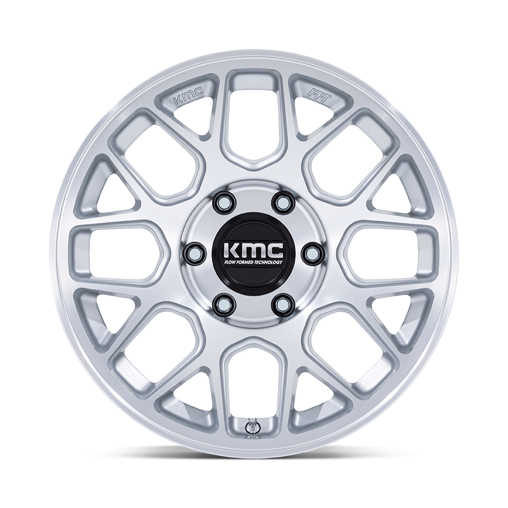 KMC WHEELS | HATCHET Front View Silver