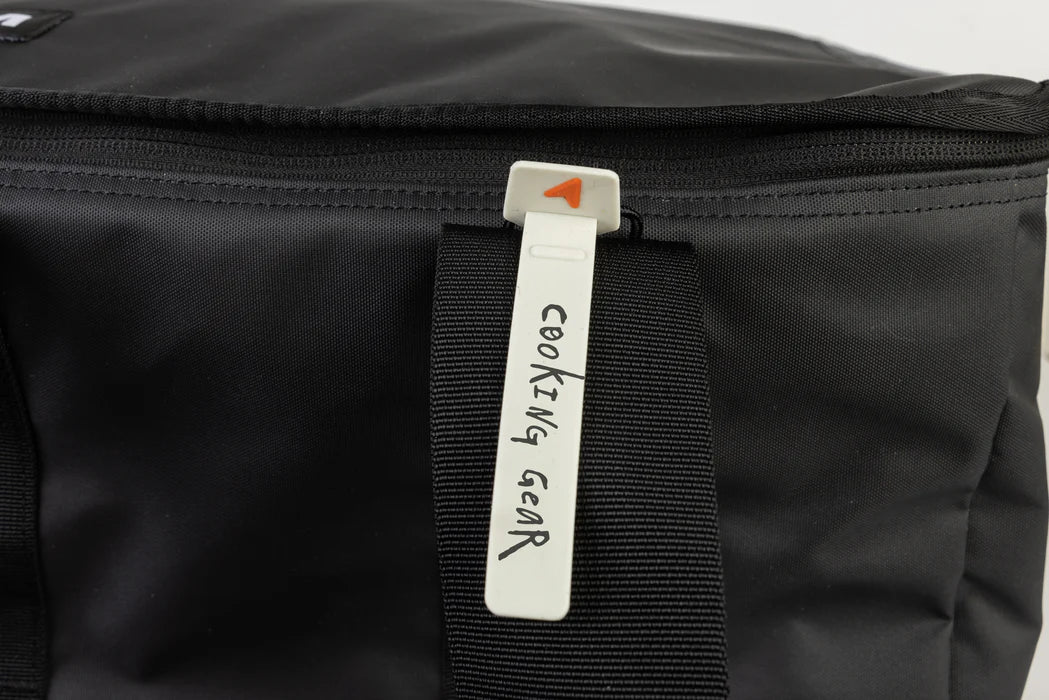 Rugged Bag Labels Front View White