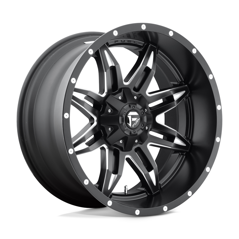 Fuel Wheels | LETHAL DEEP LIP Front View Black