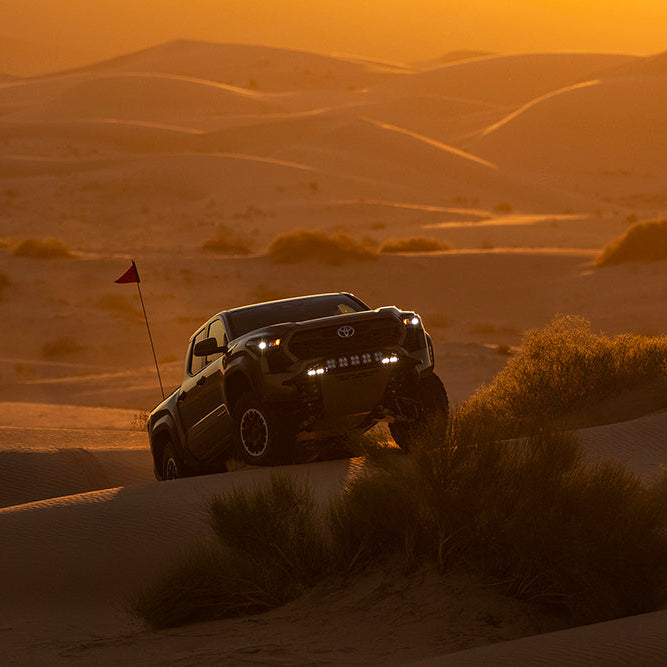 '24+ Tacoma Lower Control Arm Cam Tab Gussets Front View