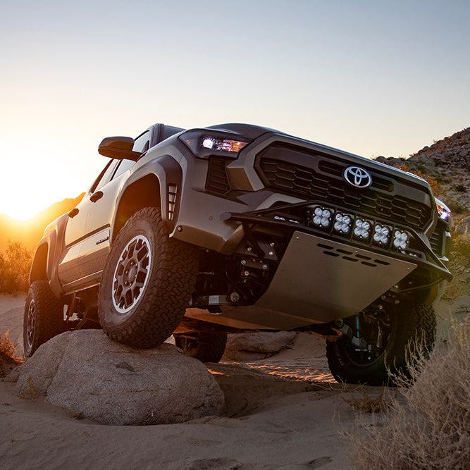 '24+ Tacoma Lower Control Arm Cam Tab Gussets Front View