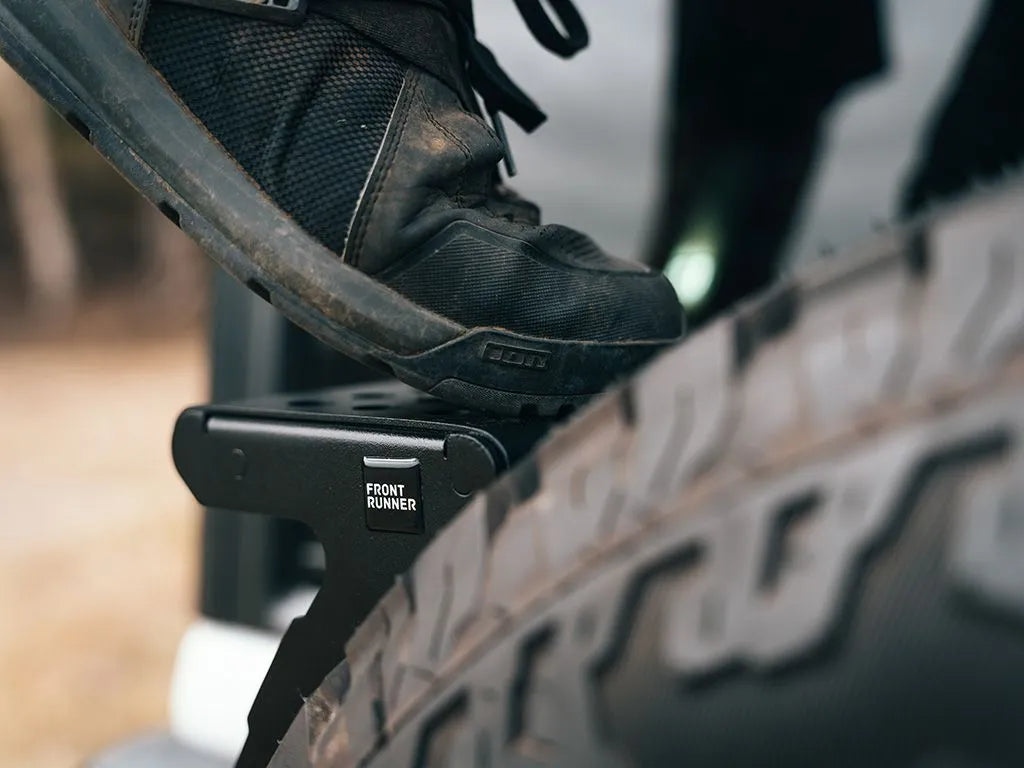 Front Runner Spare Wheel Step Front View