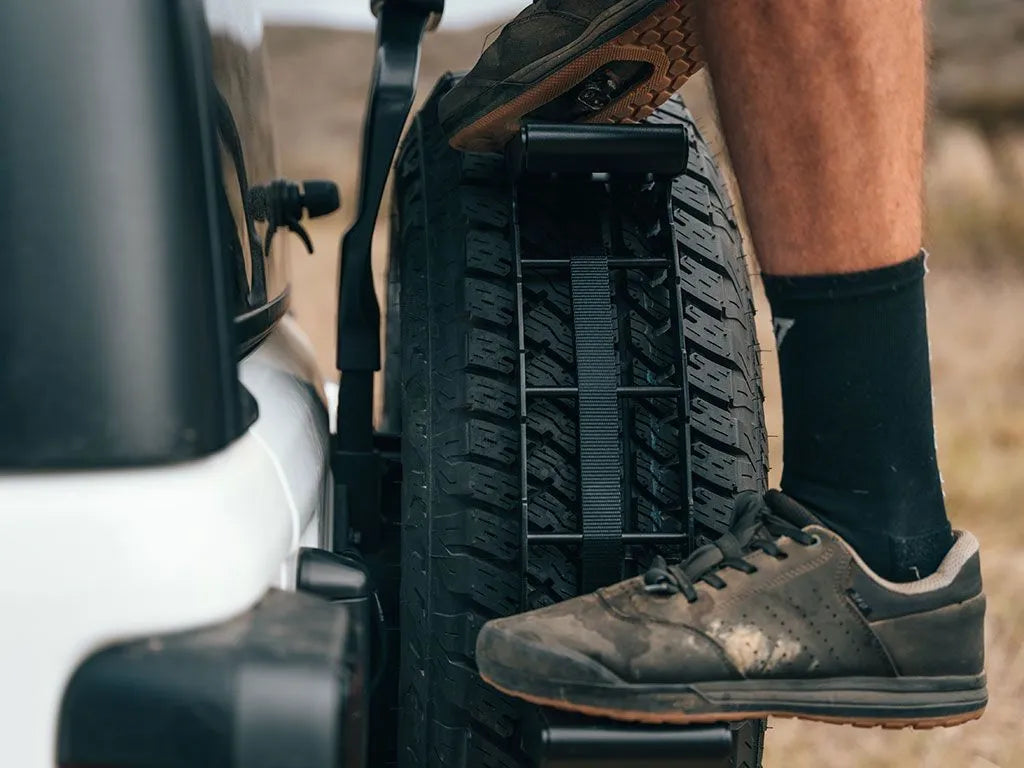 Front Runner Spare Wheel Step Front View