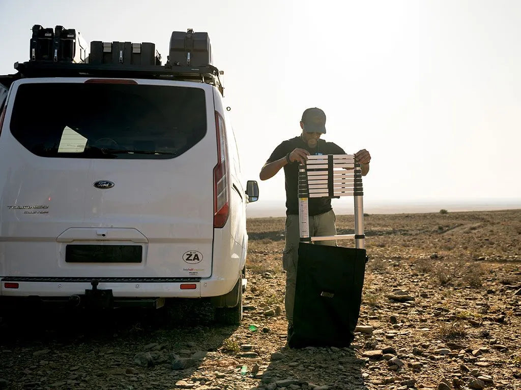 Front Runner Aluminum Telescopic Ladder / 2.9m Front View