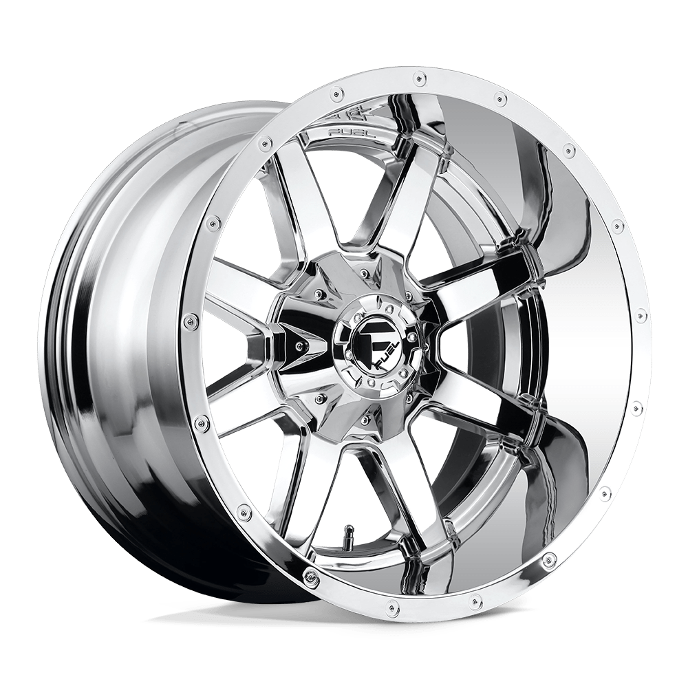 Fuel Wheels | MAVERICK DEEP LIP Front View Chrome
