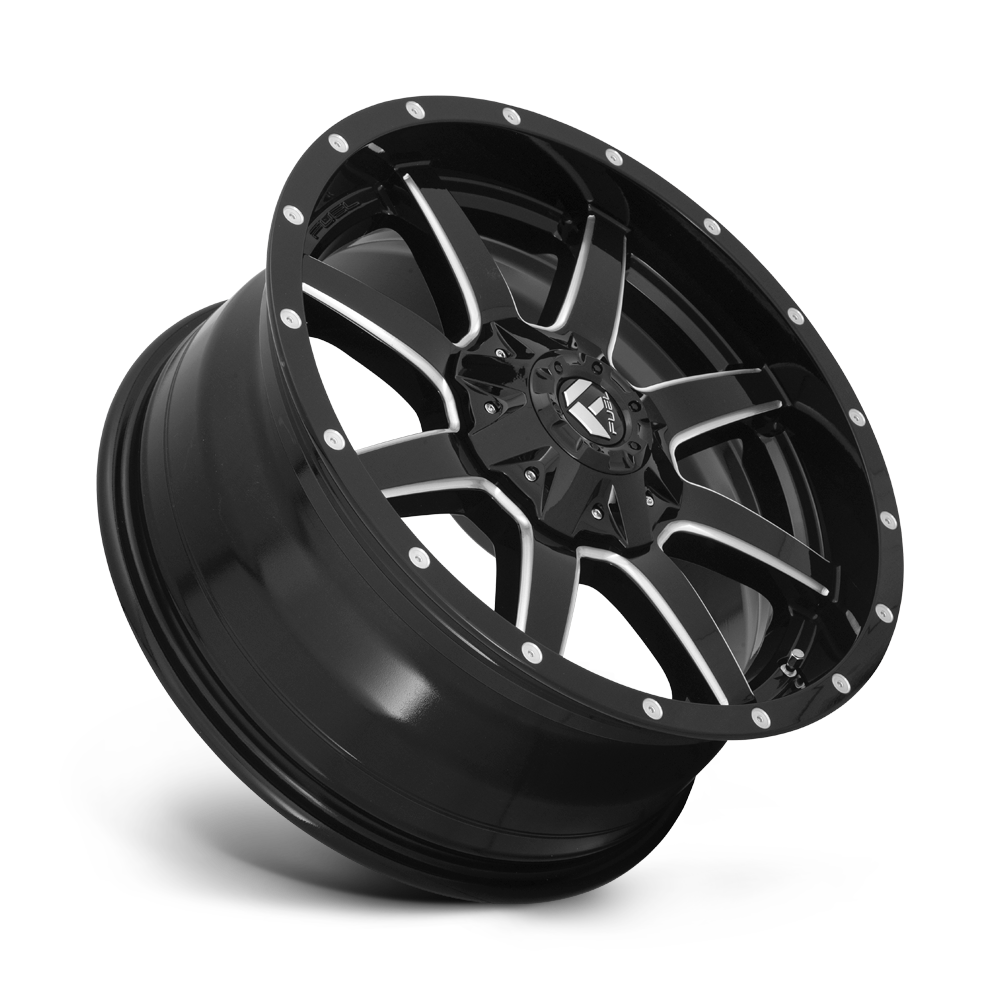 Fuel Wheels | MAVERICK Front View Black