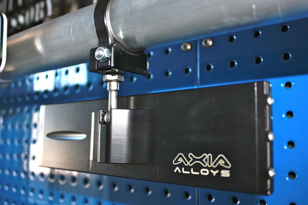 9″ Wide Panoramic Rearview Mirror – Post / Clamp Mount Front View