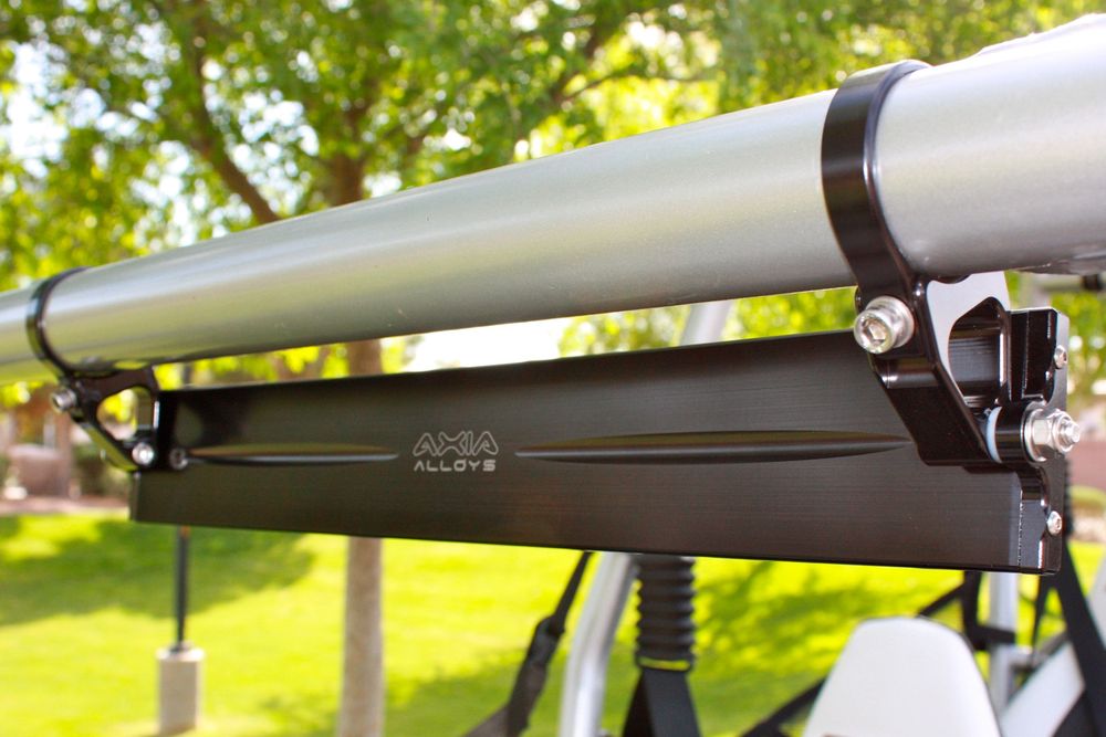 17″ Wide Panoramic Rearview Mirror – 1.5″ Arms Front View