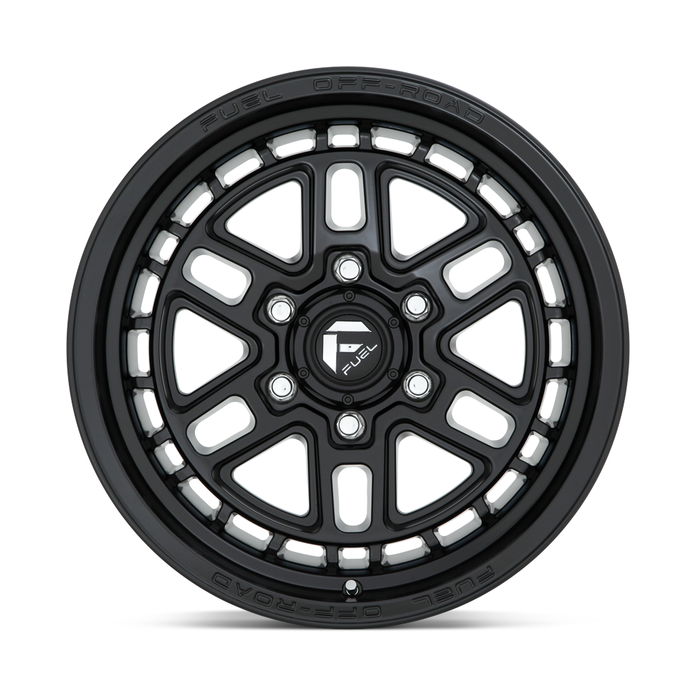 Fuel Wheels | NITRO Front View Black