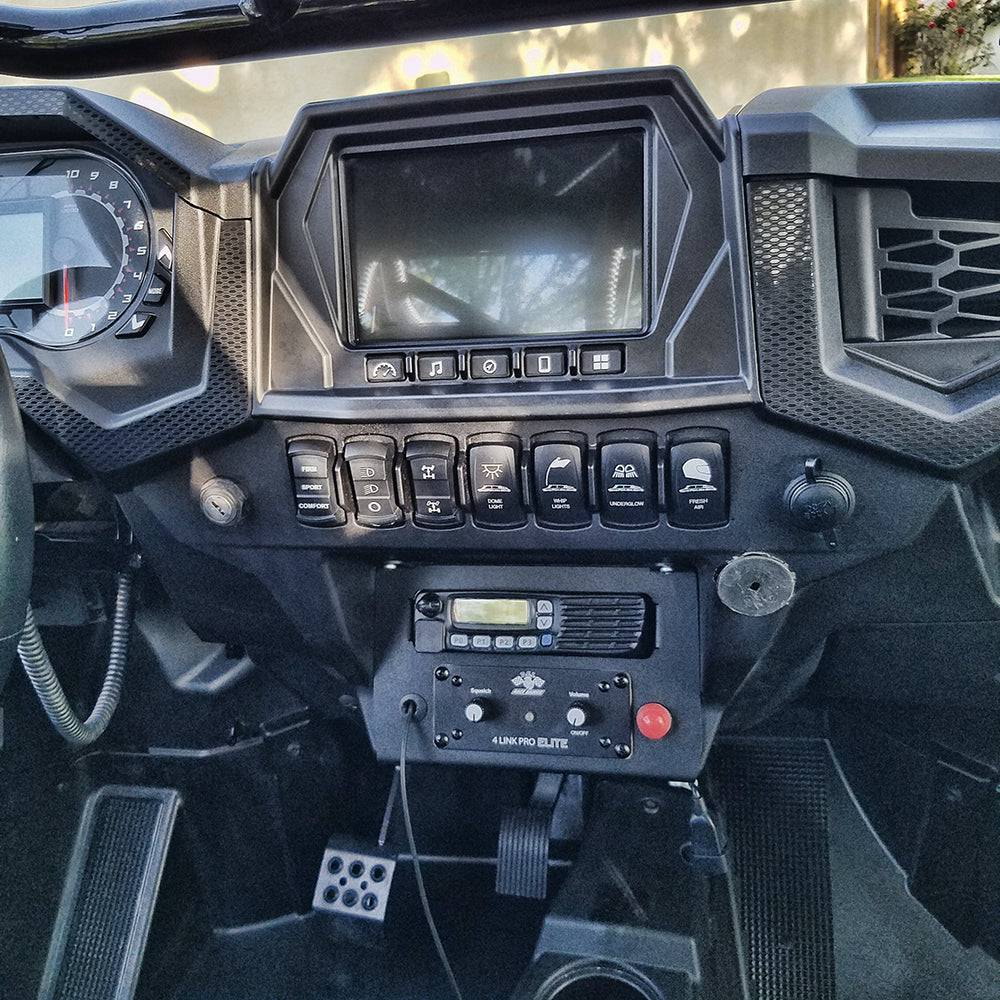 PCI RZR Twist Lock Open Box Replacement Radio and Intercom Bracket