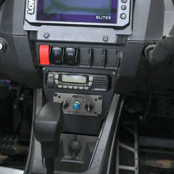 PCI RZR Pro 2022-2024 Series Vertical Radio and Intercom Bracket