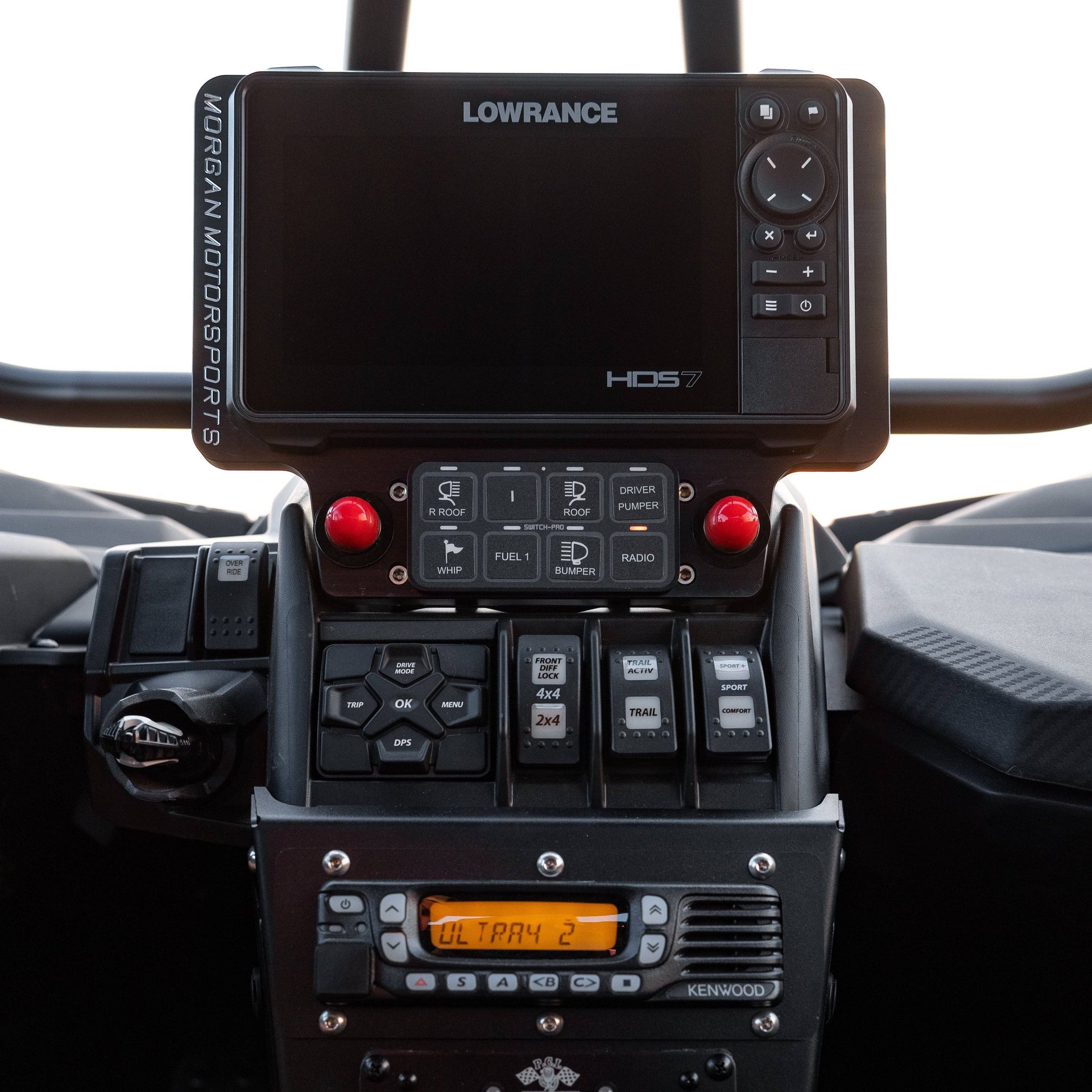 PCI CanAm X3 Elite FS and HDS Live 7" GPS Billet Bracket