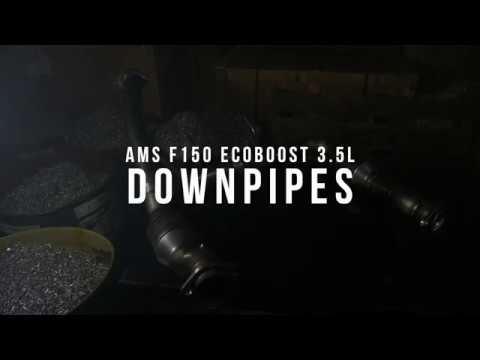 '15-20 Ford F150 3.5L Ecoboost Street Downpipes AMS video