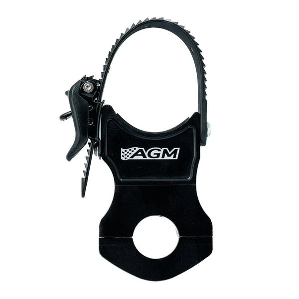 AGM | Quick Clamp - Chassis Tube Mount Front View Black