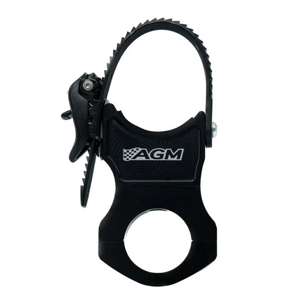 AGM | Quick Clamp - Chassis Tube Mount Front View Black