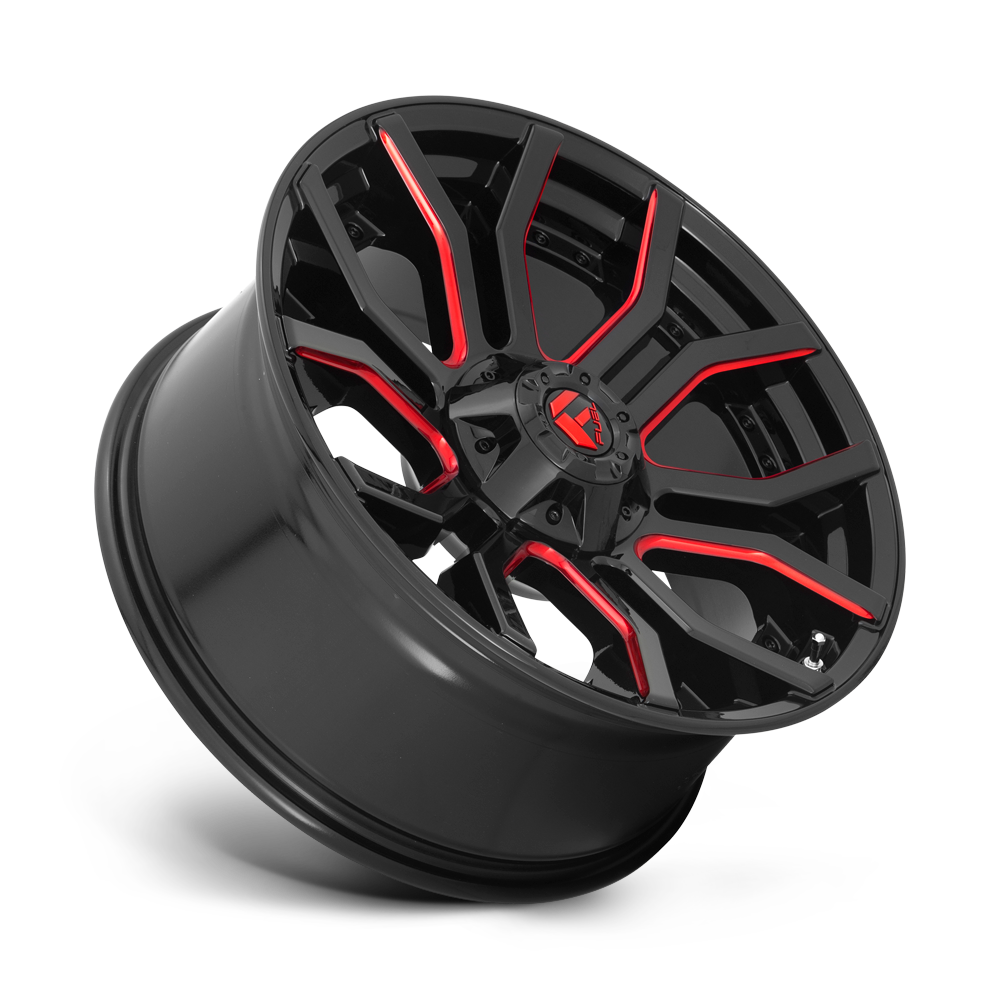 Fuel Wheels | RAGE Front View Red