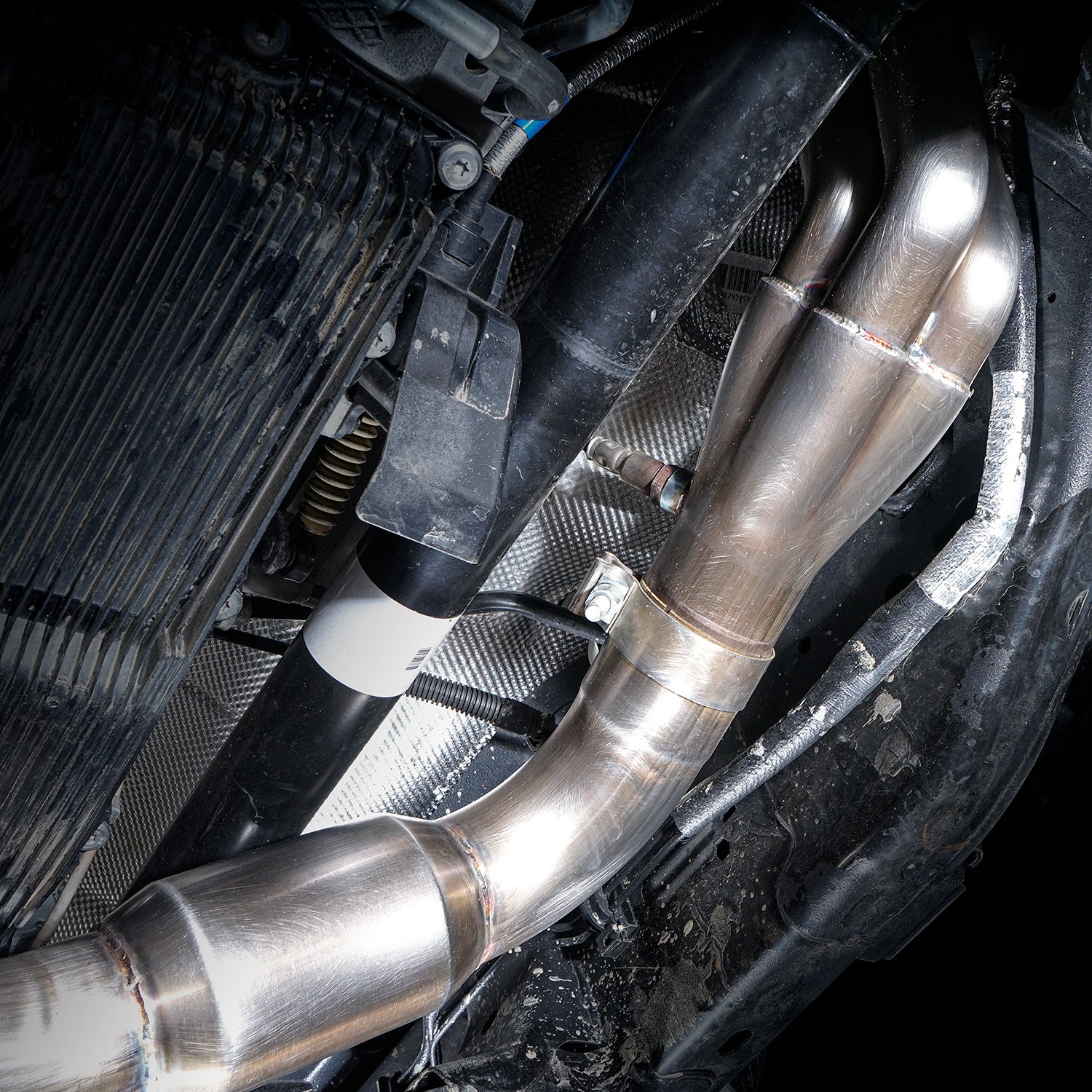 2019-24 Ram Long Tube Header Kit Front View