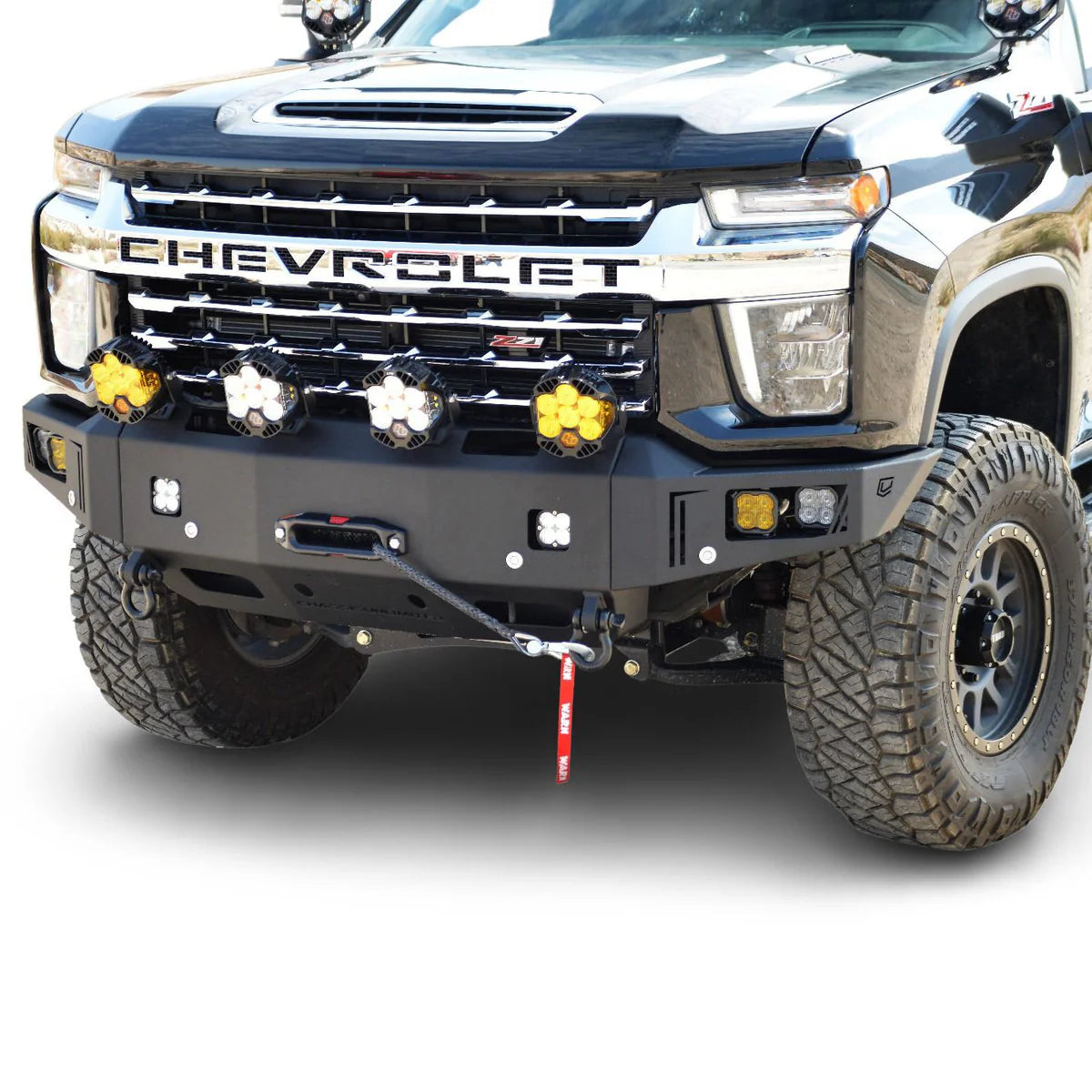 2020-2023 CHEVY SILVERADO 2500/3500 OCTANE FRONT WINCH BUMPER Front View
