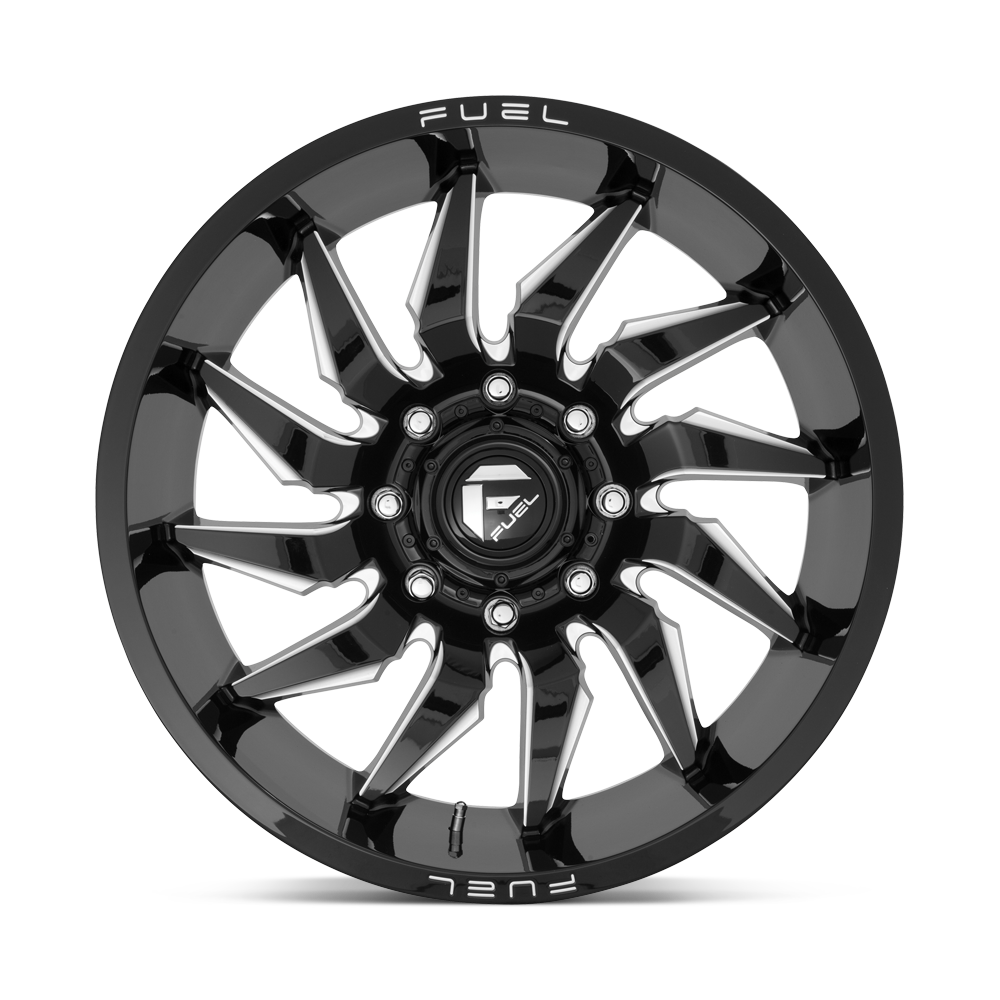 Fuel Wheels | SABER Front View Black