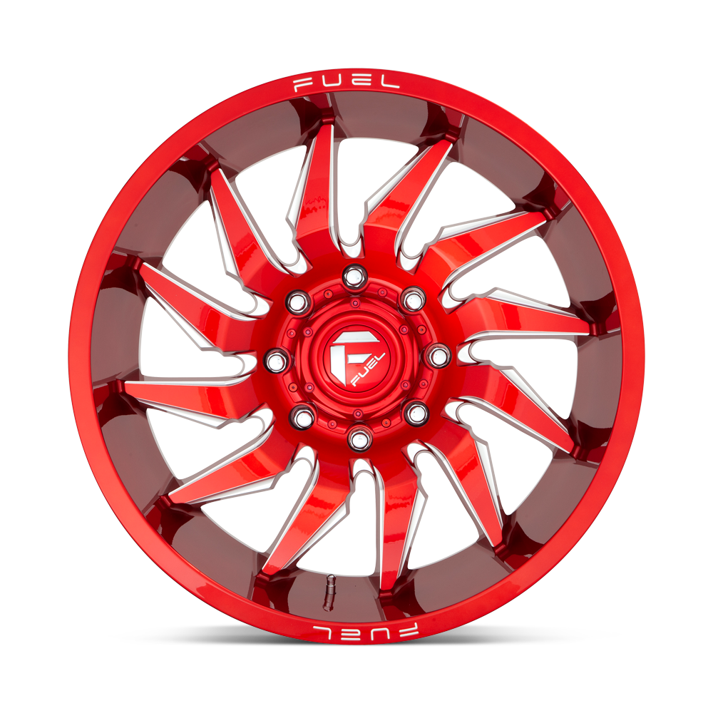 Fuel Wheels | SABER Front View Red