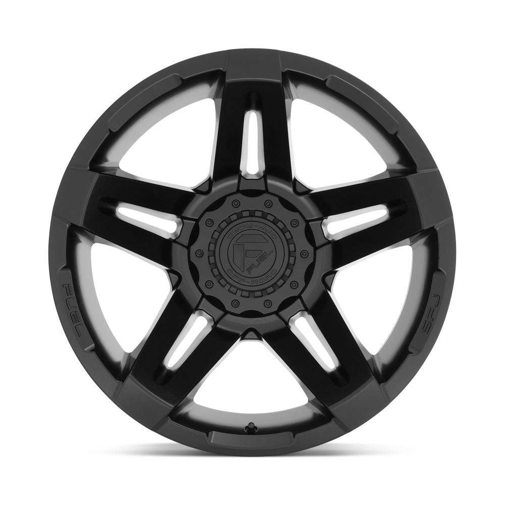 Fuel Wheels | SFJ Front View Black