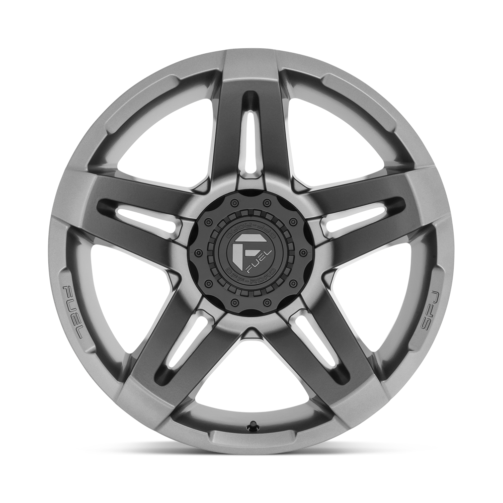 Fuel Wheels | SFJ Front View Grey