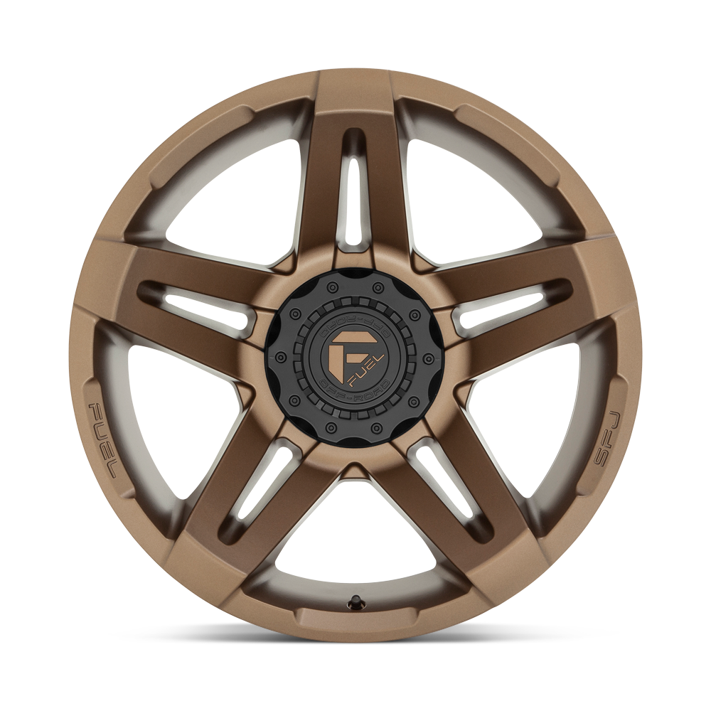 Fuel Wheels | SFJ Front View Bronze