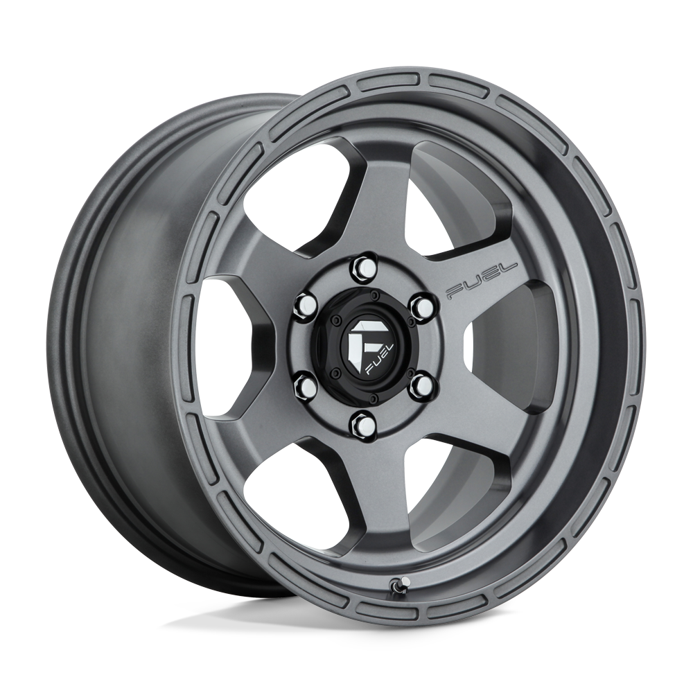 Fuel Wheels | SHOK Front View Grey