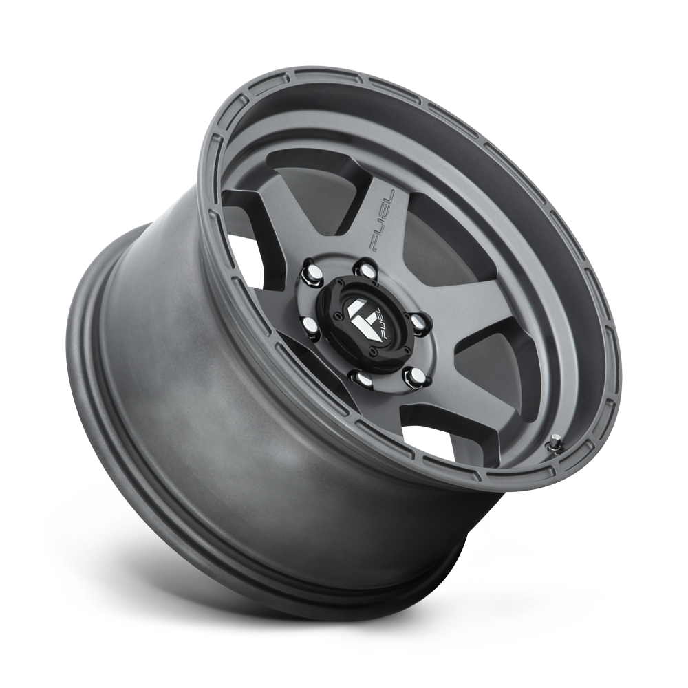Fuel Wheels | SHOK Front View Grey