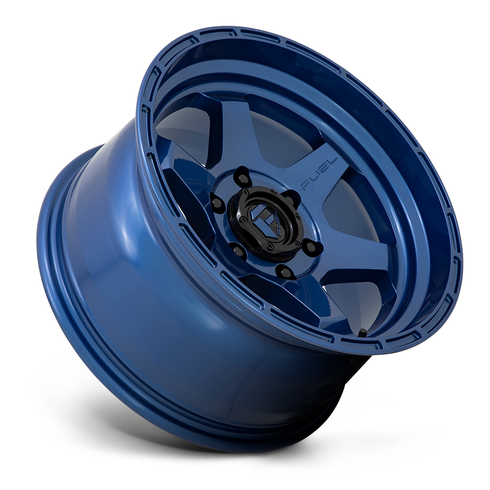 Fuel Wheels | SHOK Front View Blue