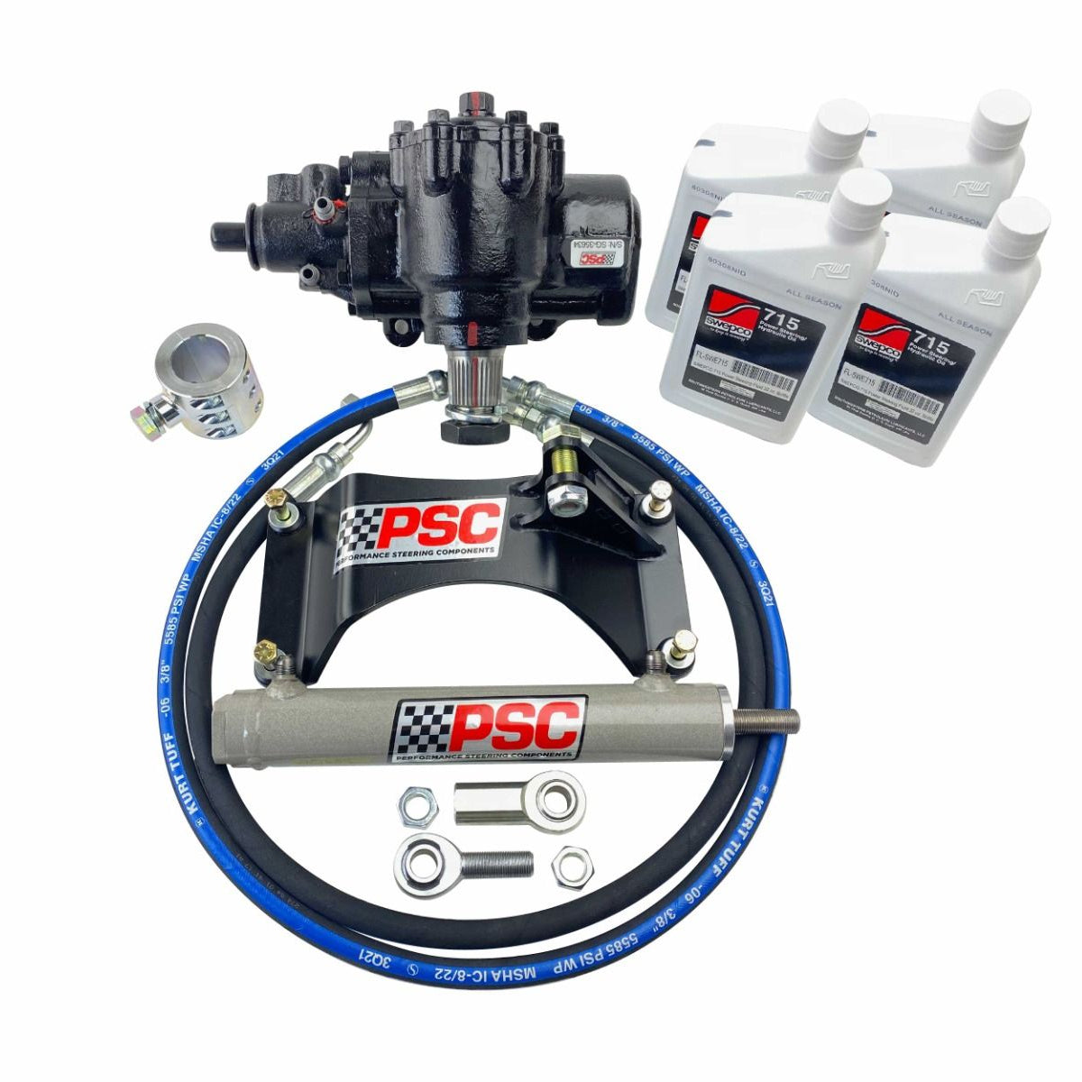 BIG BORE XD Cylinder Assist Kit for '05-07 Ford F350/F350 Super Duty Front View