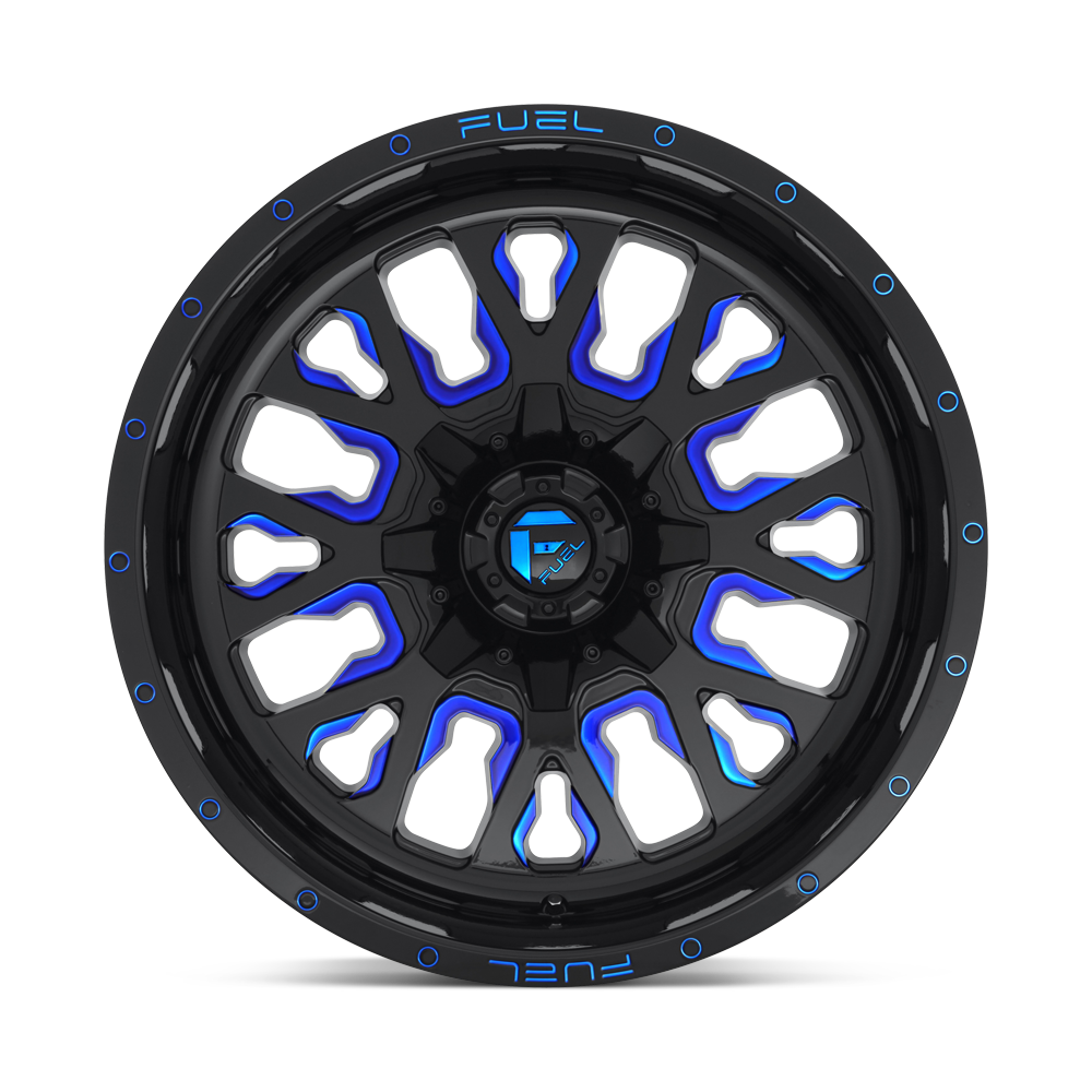 Fuel Wheels | STROKE Front View Blue