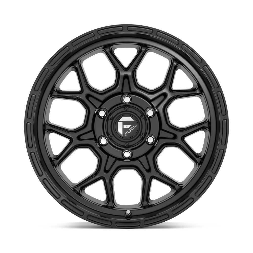 Fuel Wheels | TECH Front View Black