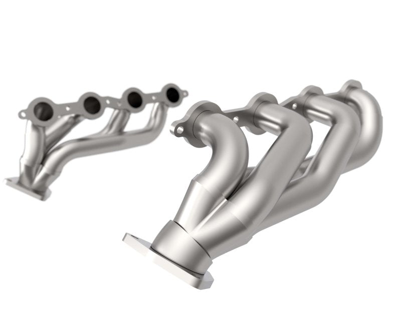 1-5/8" x 1-3/4" Torque Series Headers. 2002-2013 GM Truck 4.8L/5.3L/6.0L/6.2L Front View
