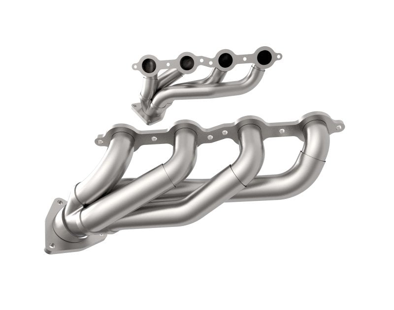 1-5/8" x 1-3/4" Torque Series Headers. 2002-2013 GM Truck 4.8L/5.3L/6.0L/6.2L Front View