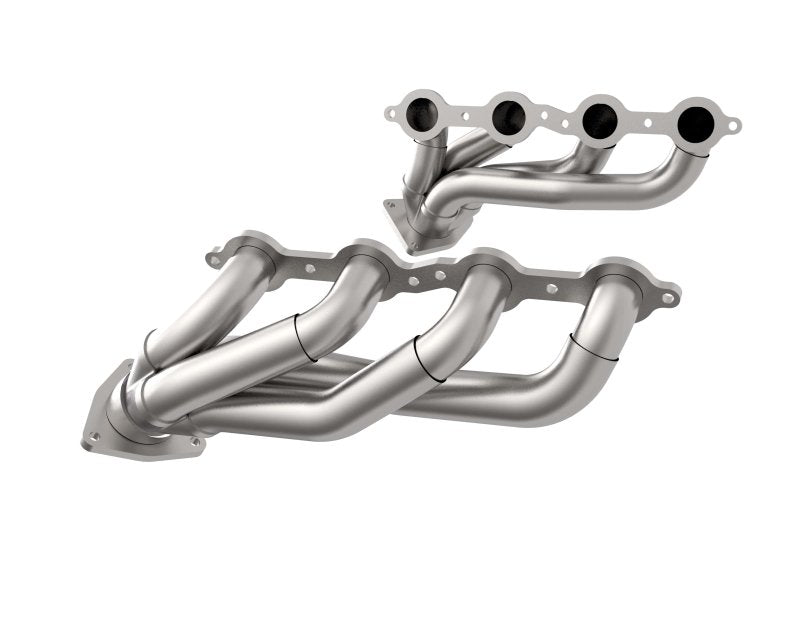 1-5/8" x 1-3/4" Torque Series Headers. 2002-2013 GM Truck 4.8L/5.3L/6.0L/6.2L Front View