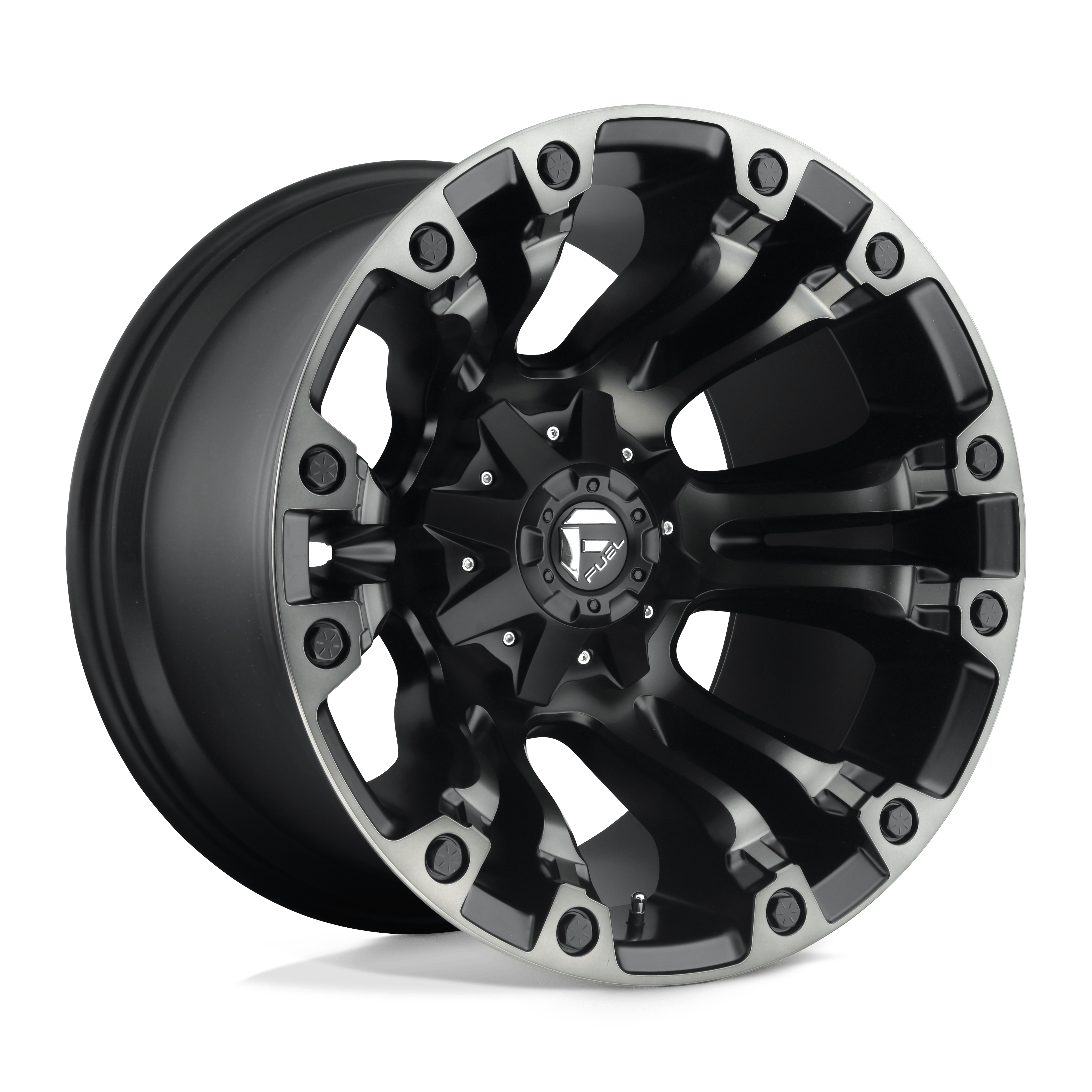 Fuel Wheels | VAPOR | MATTE BLACK GRAY TINT