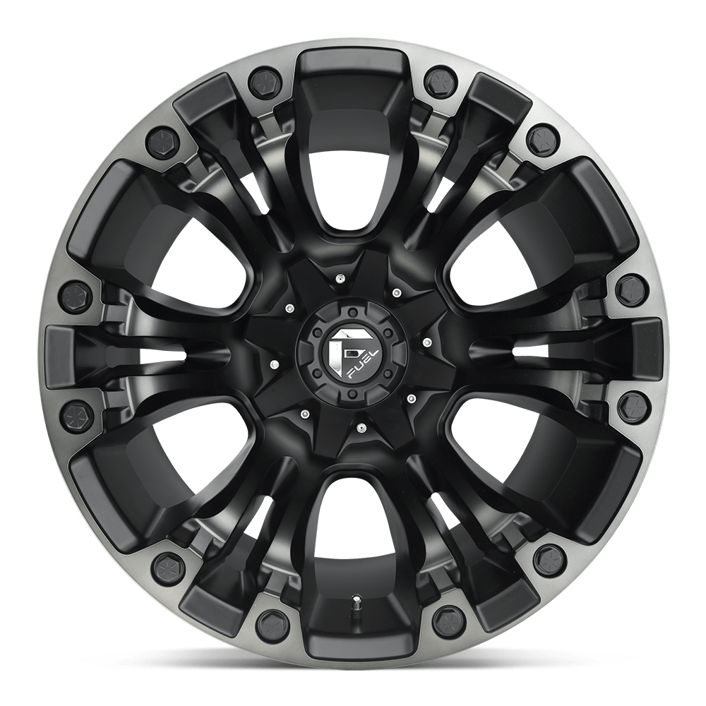 Fuel Wheels | VAPOR | MATTE BLACK GRAY TINT