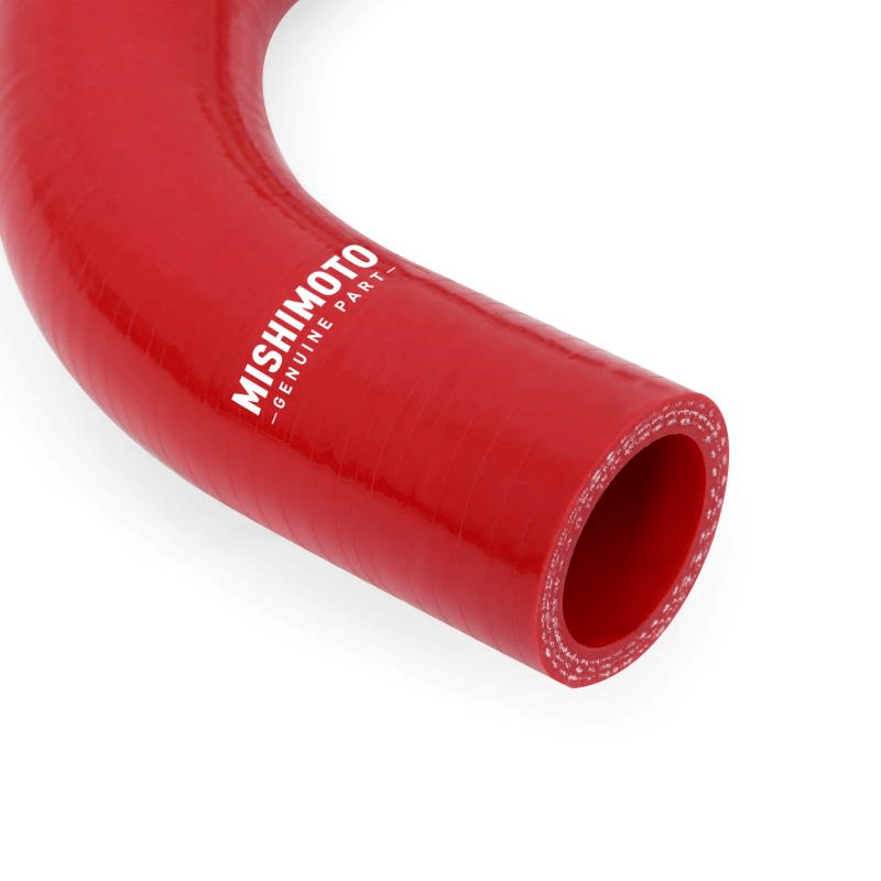 03-07 Ford 6.0L Powerstroke Lower Overflow Hose Performance Products Mishimoto Red display