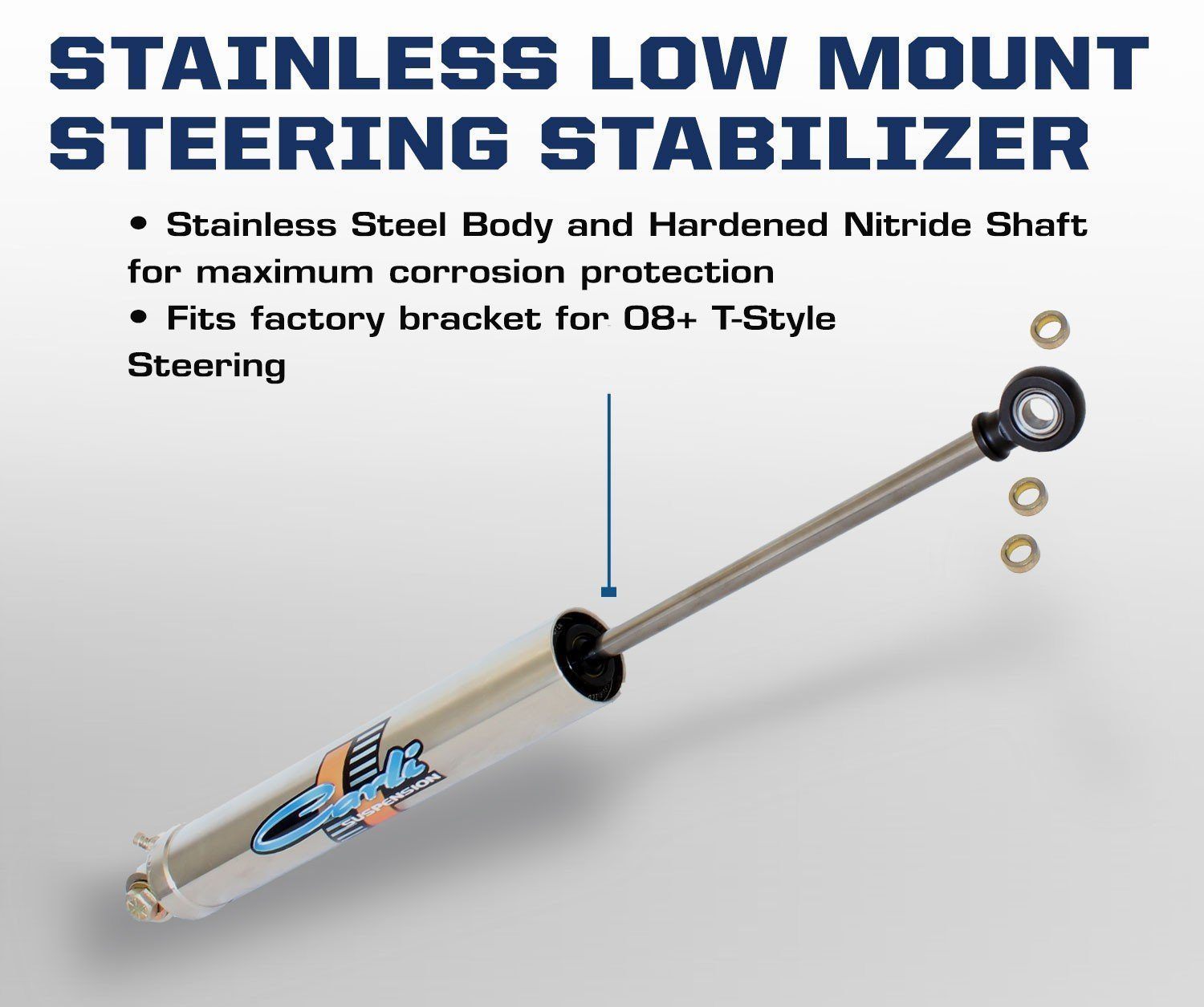 '03-08 Dodge Ram 2500/3500 Opposing "Y-Style" Steering Stabilizer Kit Benefits 