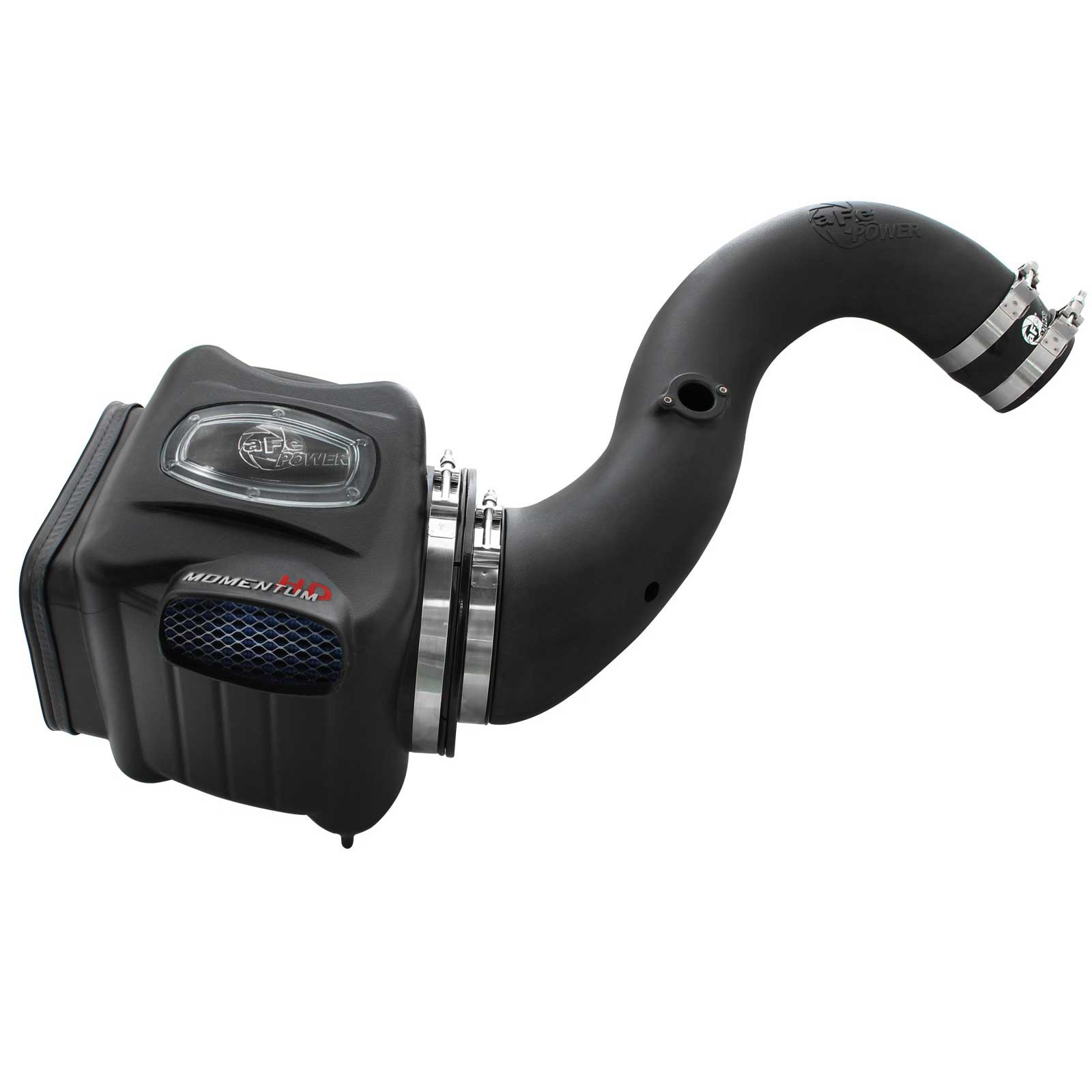 '04-05 Chevy/GMC 2500/3500 HD V8 6.6L Momentum HD Cold Air Intake System w/Pro 10R Filter AFE Power display