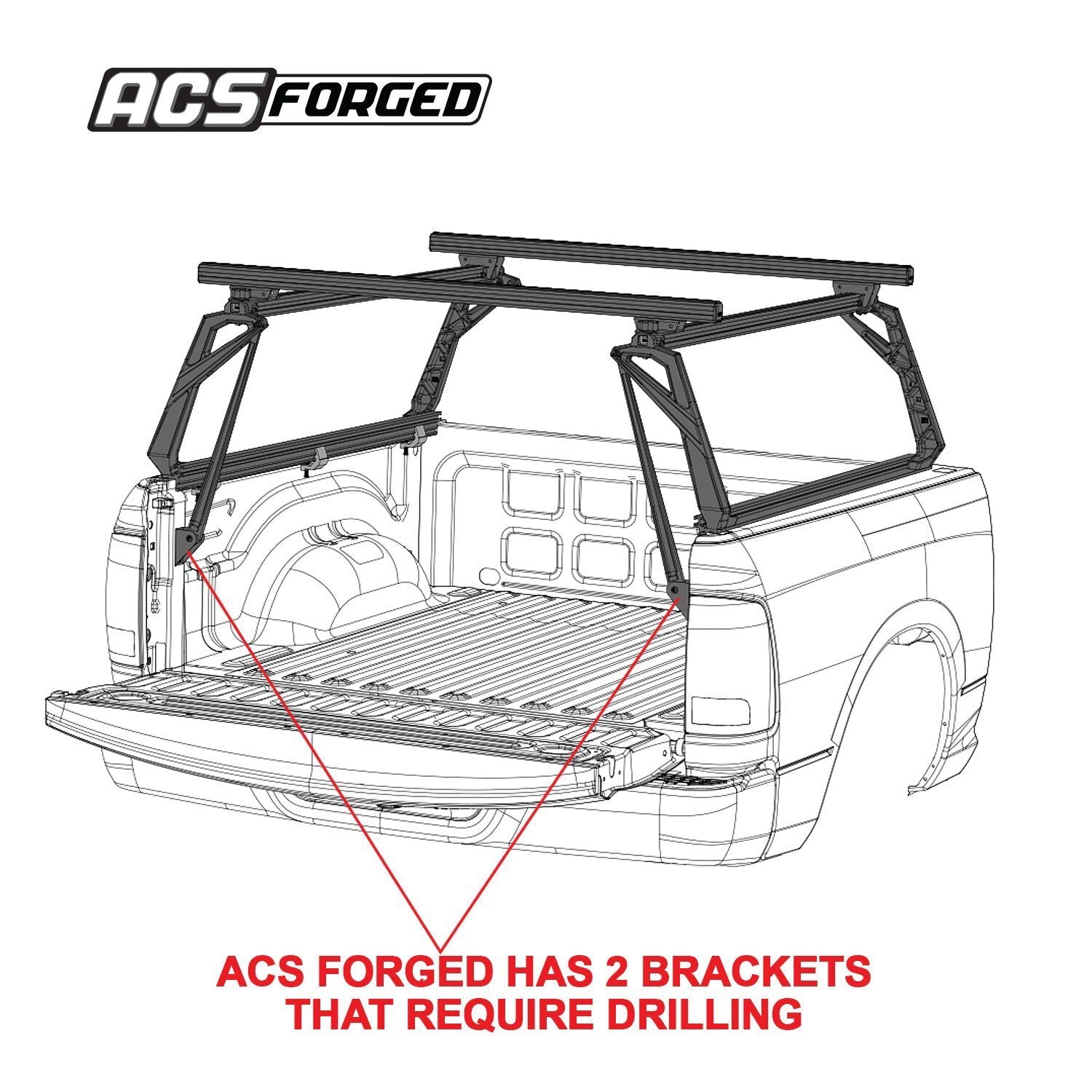 '04-23 Ford F250/350-ACS Forged Bed Accessories Leitner Designs design
